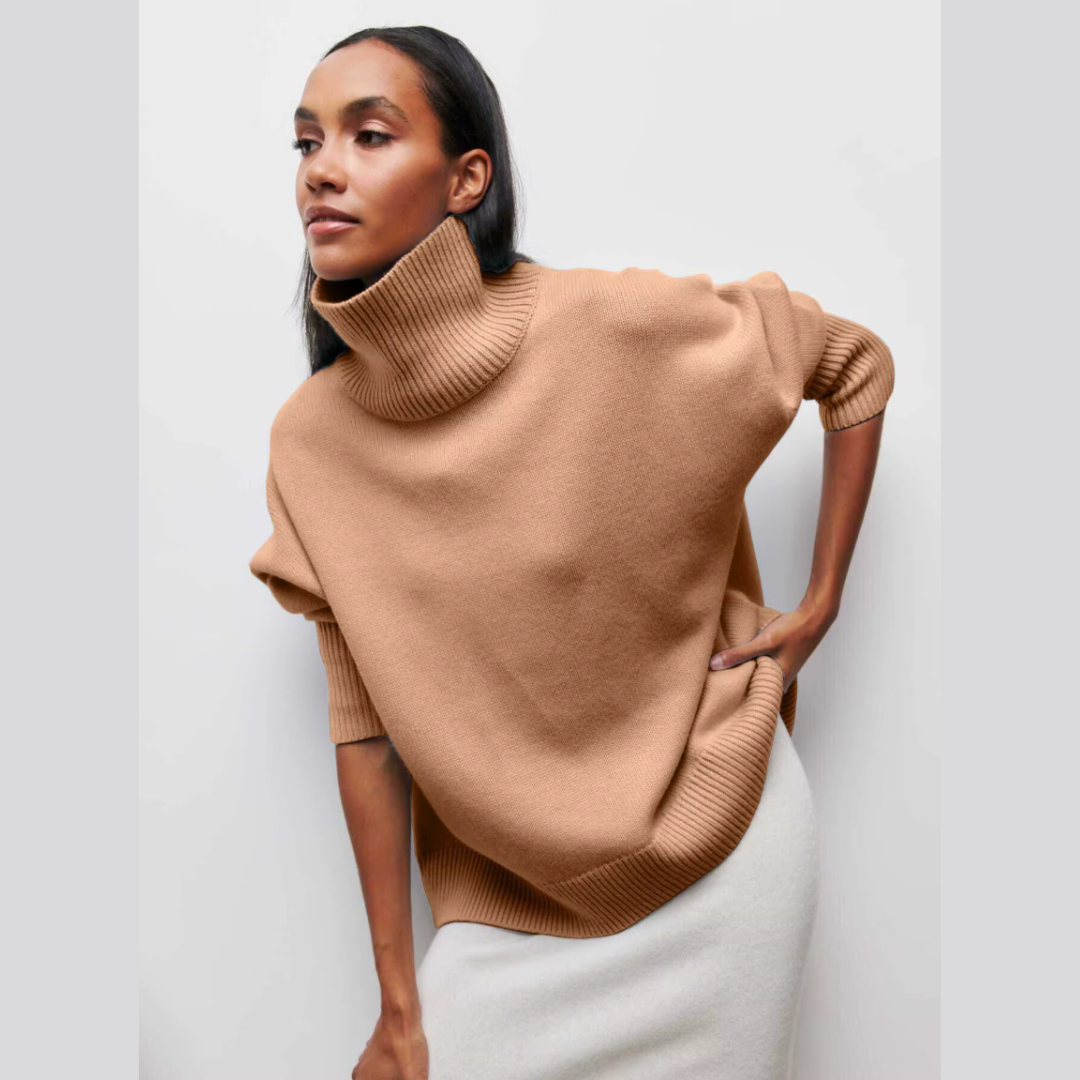 Sofia | Lun højhalset sweater