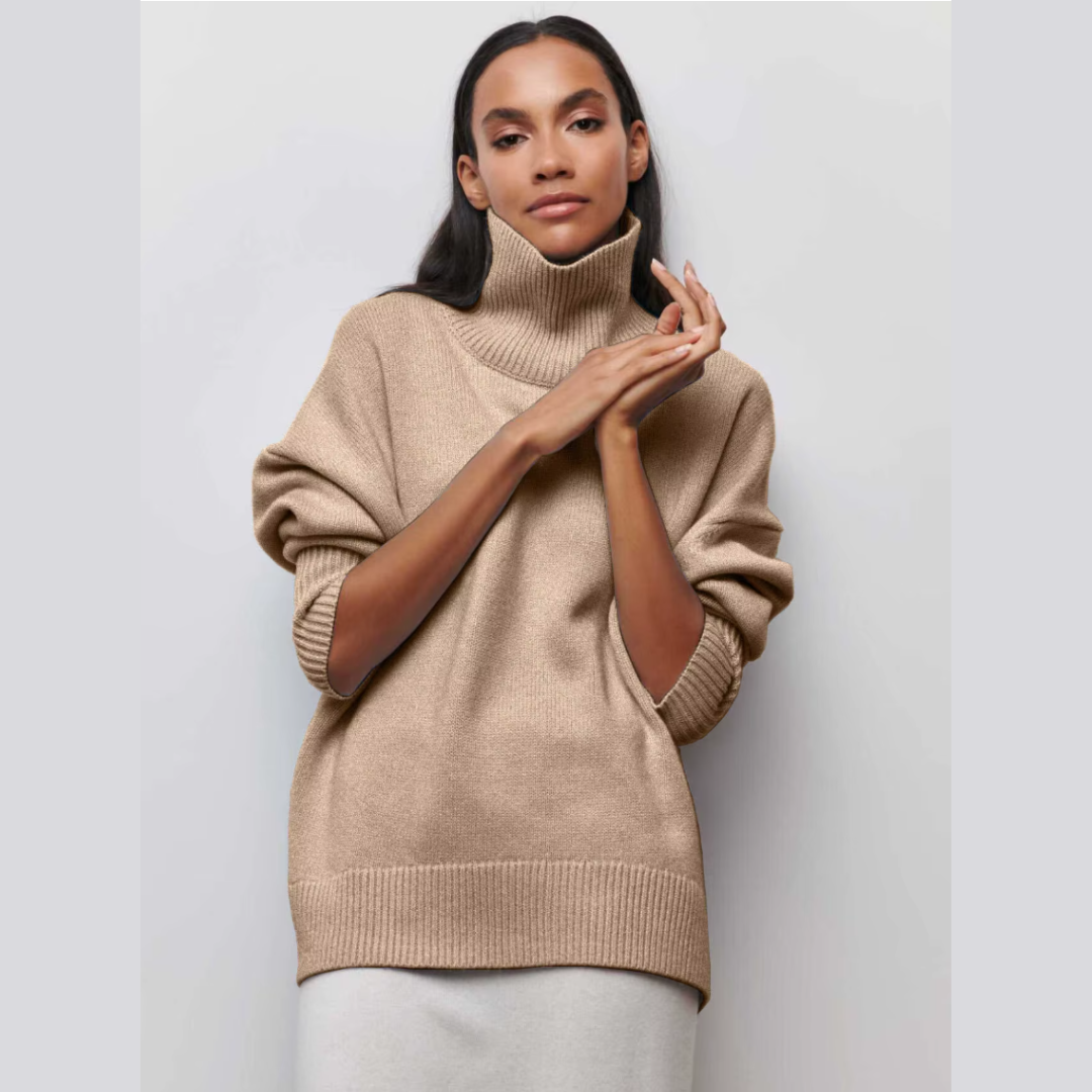 Sofia | Lun højhalset sweater
