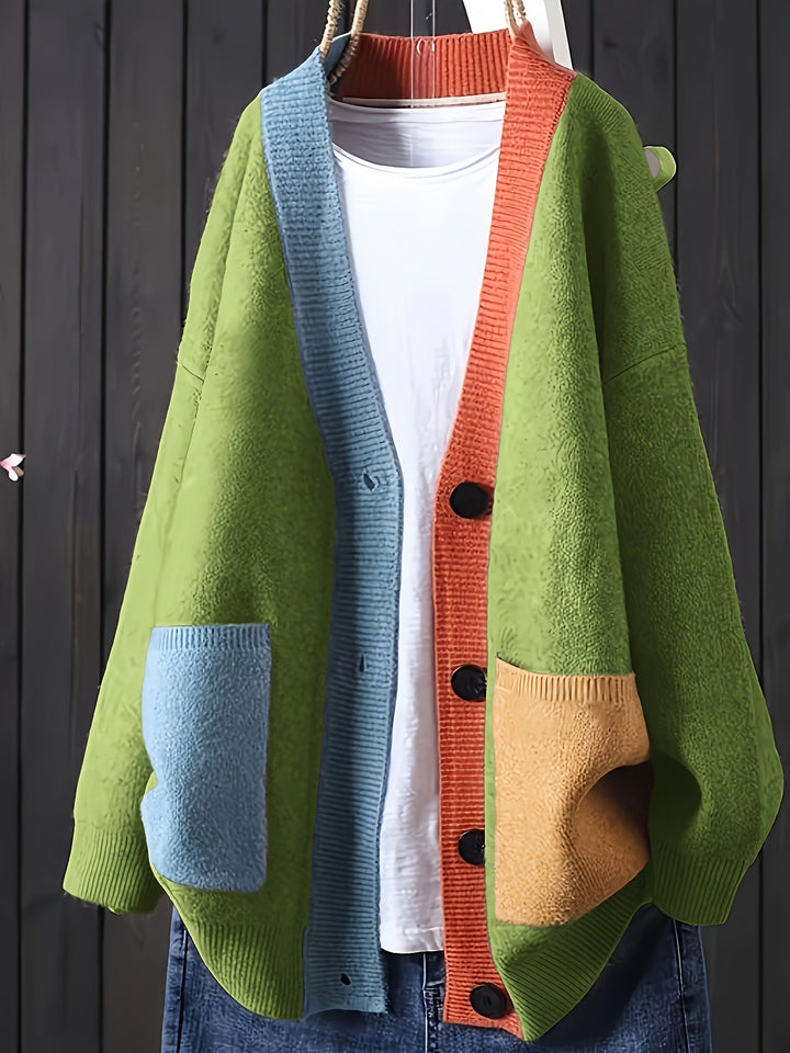 Sofia™ | Afslappet Farverig Cardigan