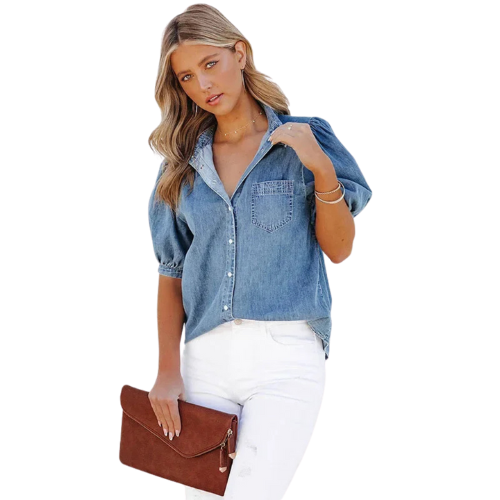 Eva | Casual Denim Skjorter