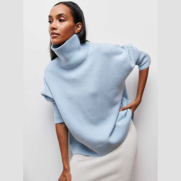 Sofia | Lun højhalset sweater