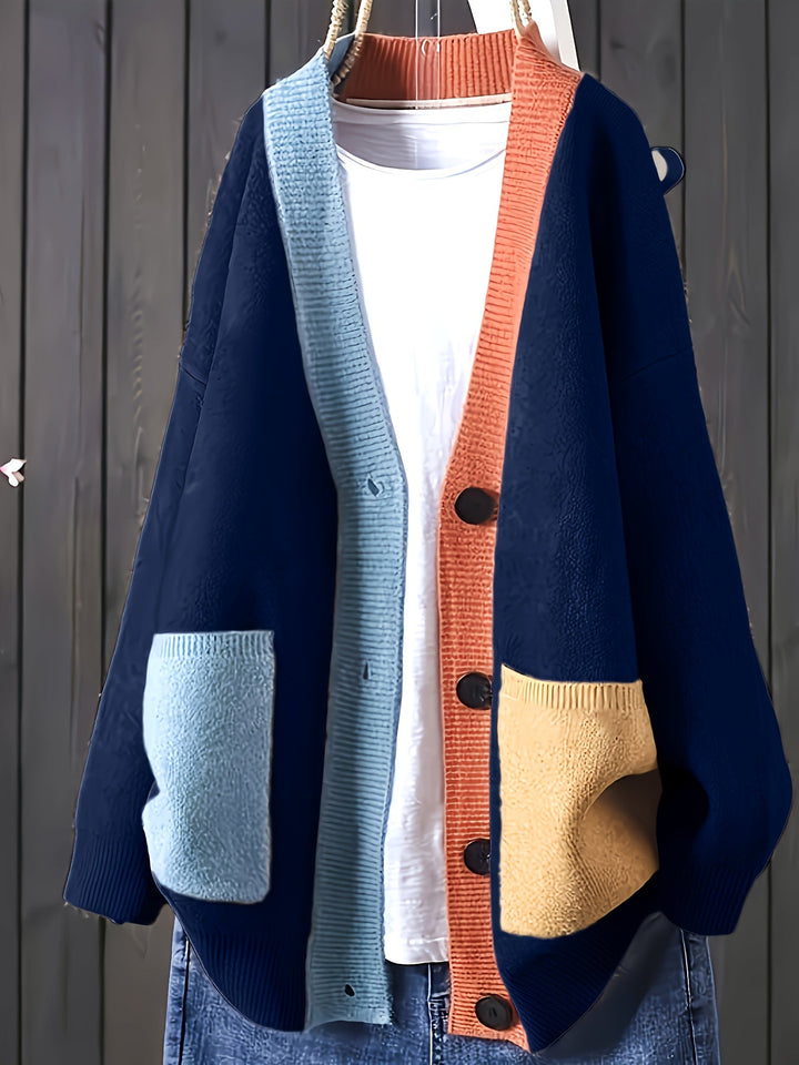 Sofia™ | Afslappet Farverig Cardigan