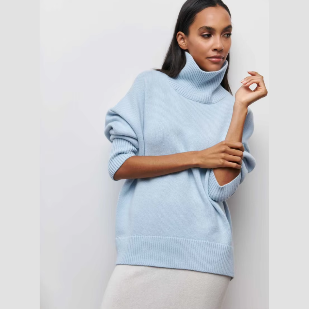 Sofia | Lun højhalset sweater