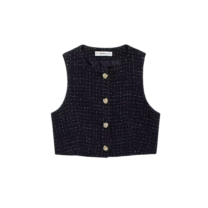 Charlotte | Den Luksuriøse Tweed Vest