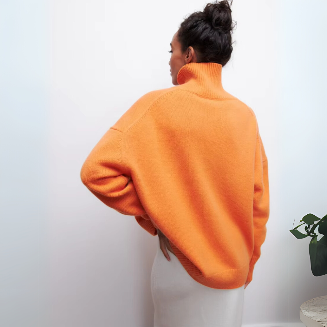 Sofia | Lun højhalset sweater