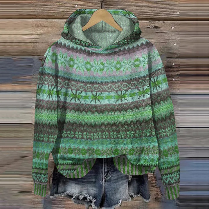Sofia™ | Tidløs Mønster Hoodie