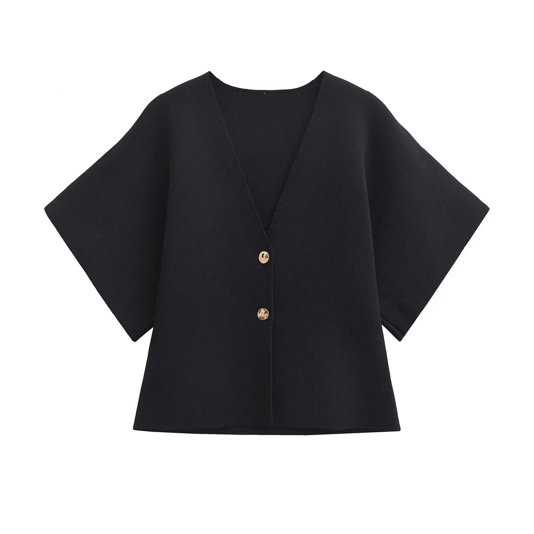 Francette | Minimalistisk Chic Knapbluse